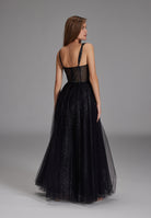 Tüllrobe mit Schimmereffekt