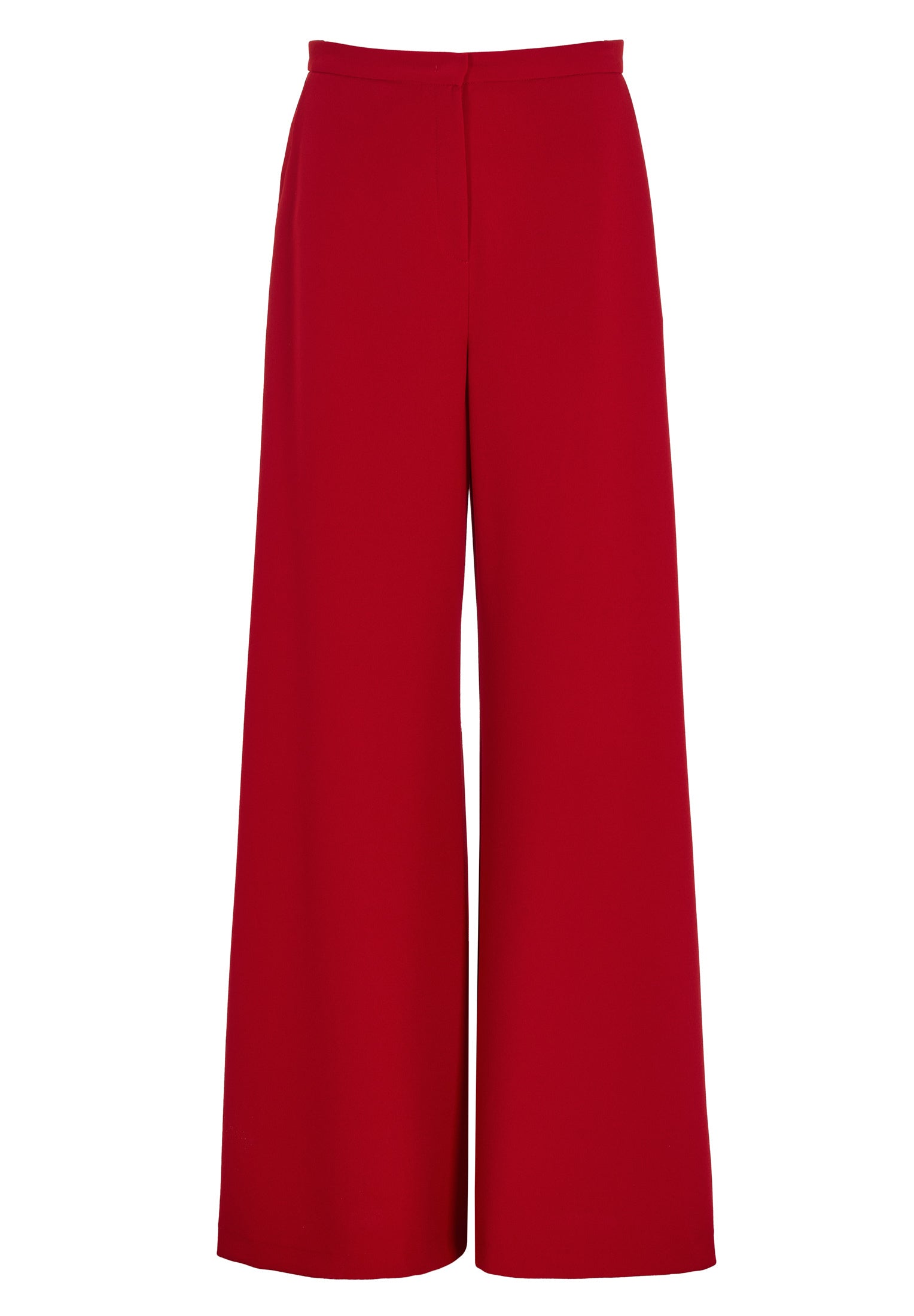 Weite Palazzo Pant aus Crepe Jersey mit Taschen