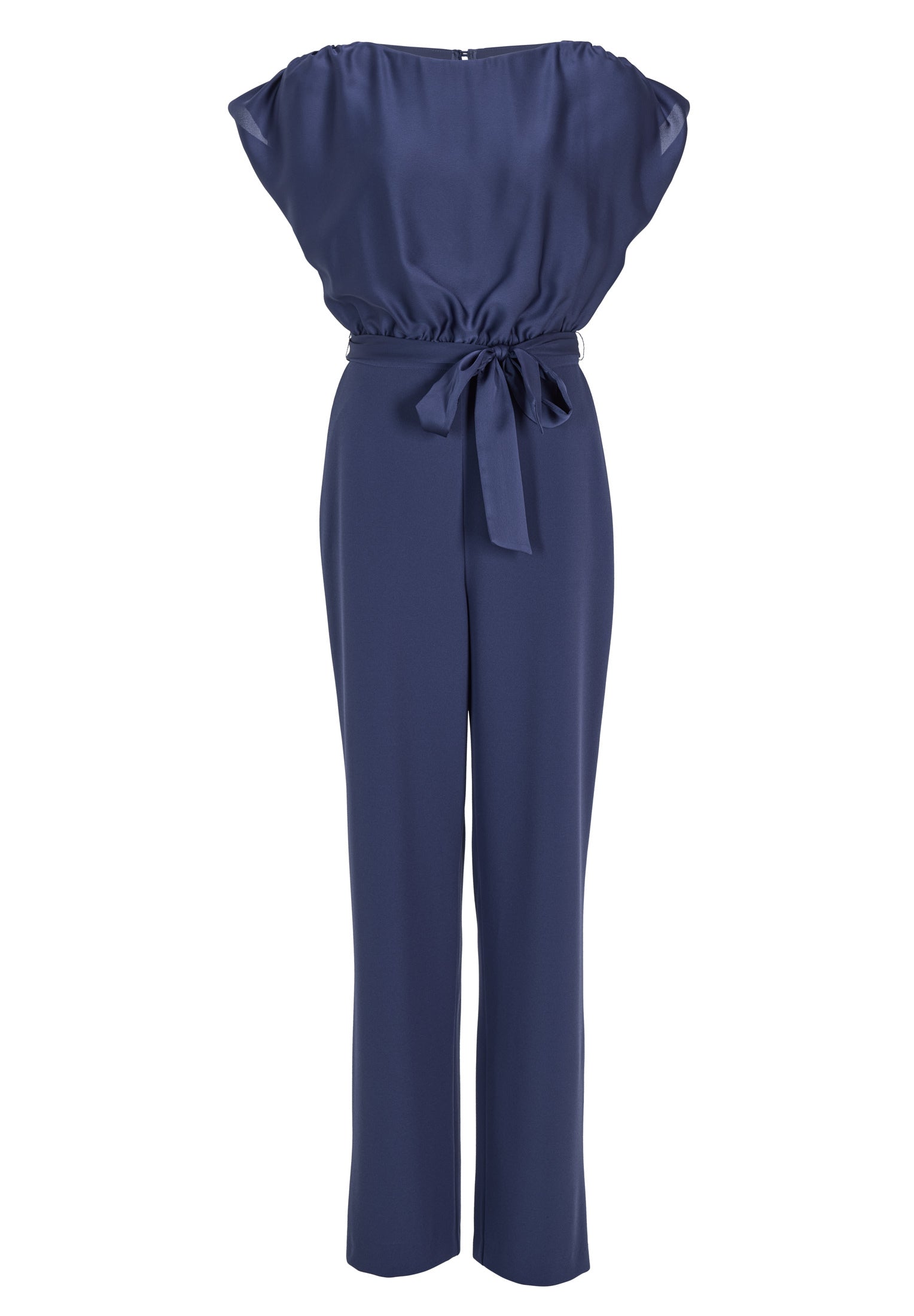 Jumpsuit aus Material-Mix