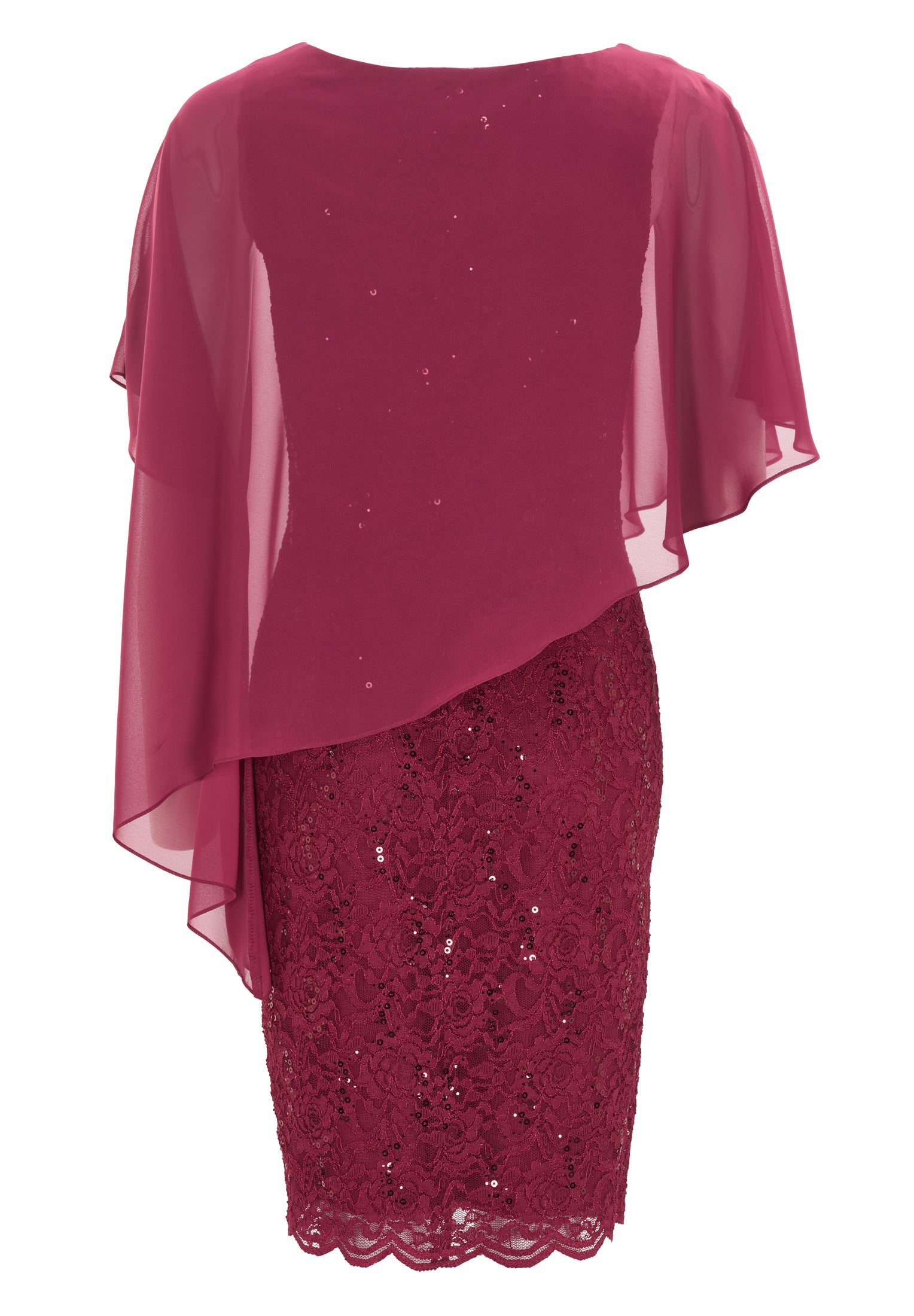 Cocktailkleid mit Überwurf