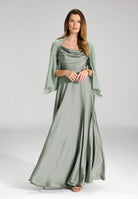 Stola aus Chiffon pistachio green