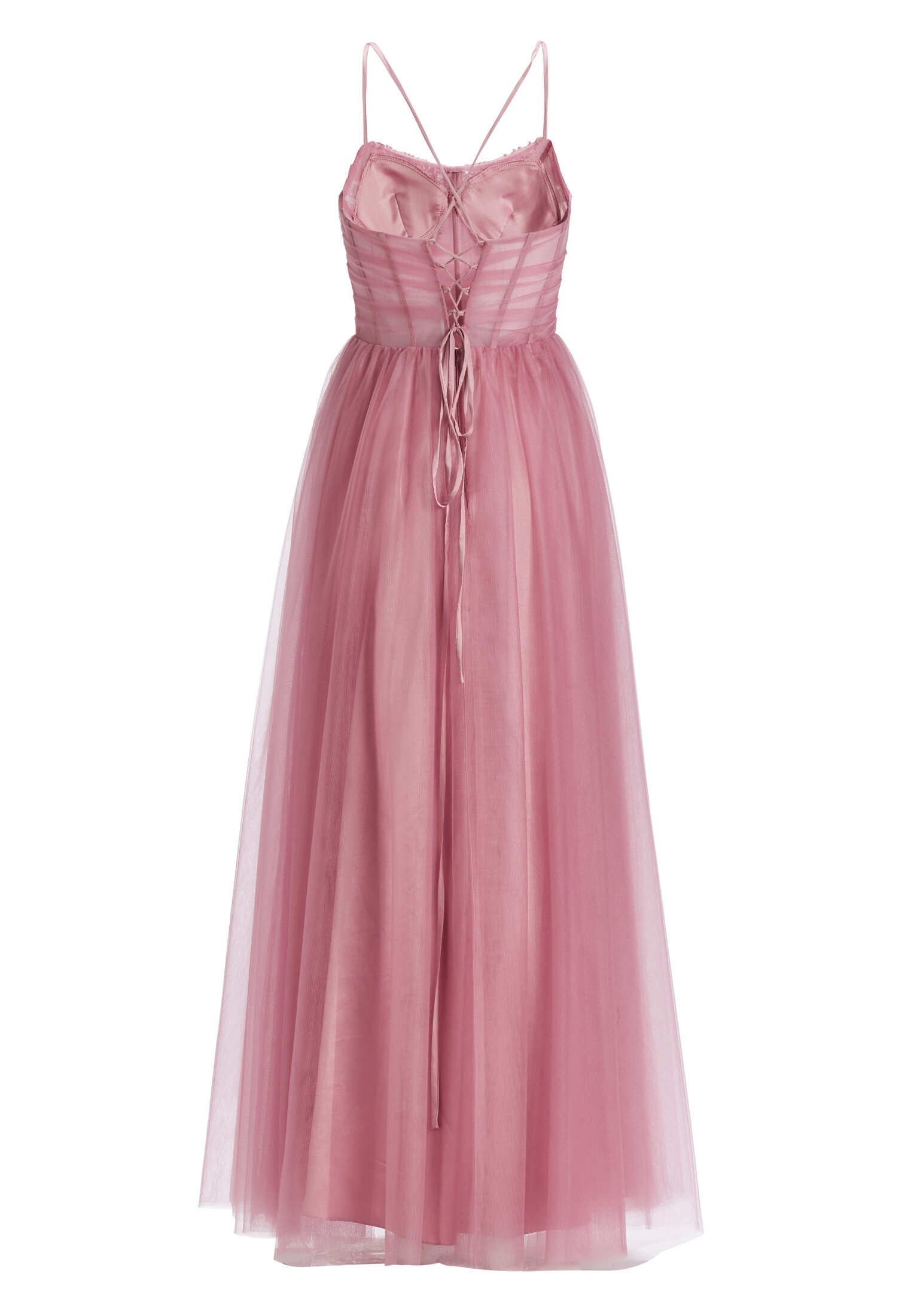 Tüllkleid mit Transparent-Effekt