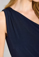 One-Shoulder Abendkleid aus Jersey mit Drapierungen