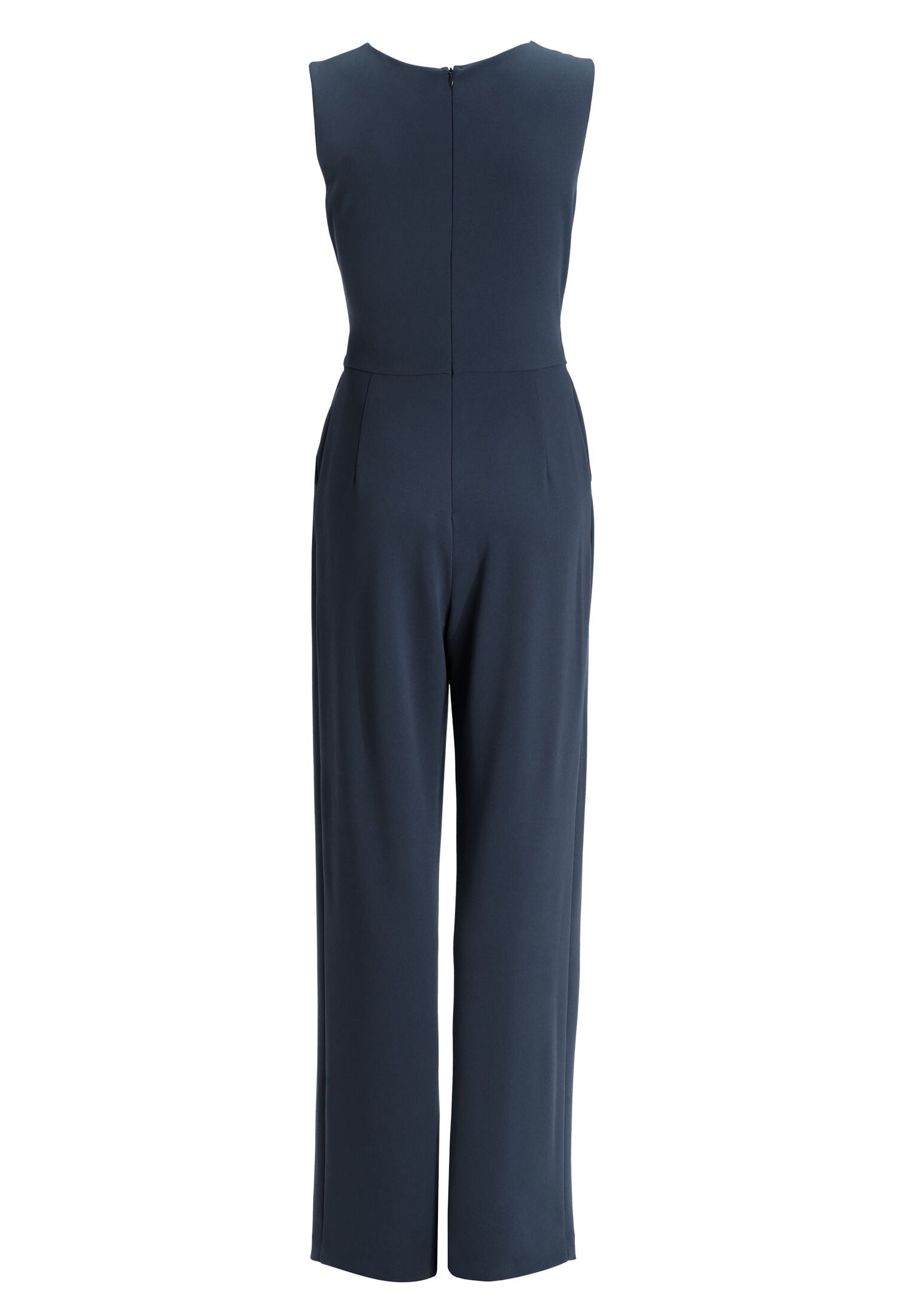 Jumpsuit aus Crepe Jersey mit Drapierung