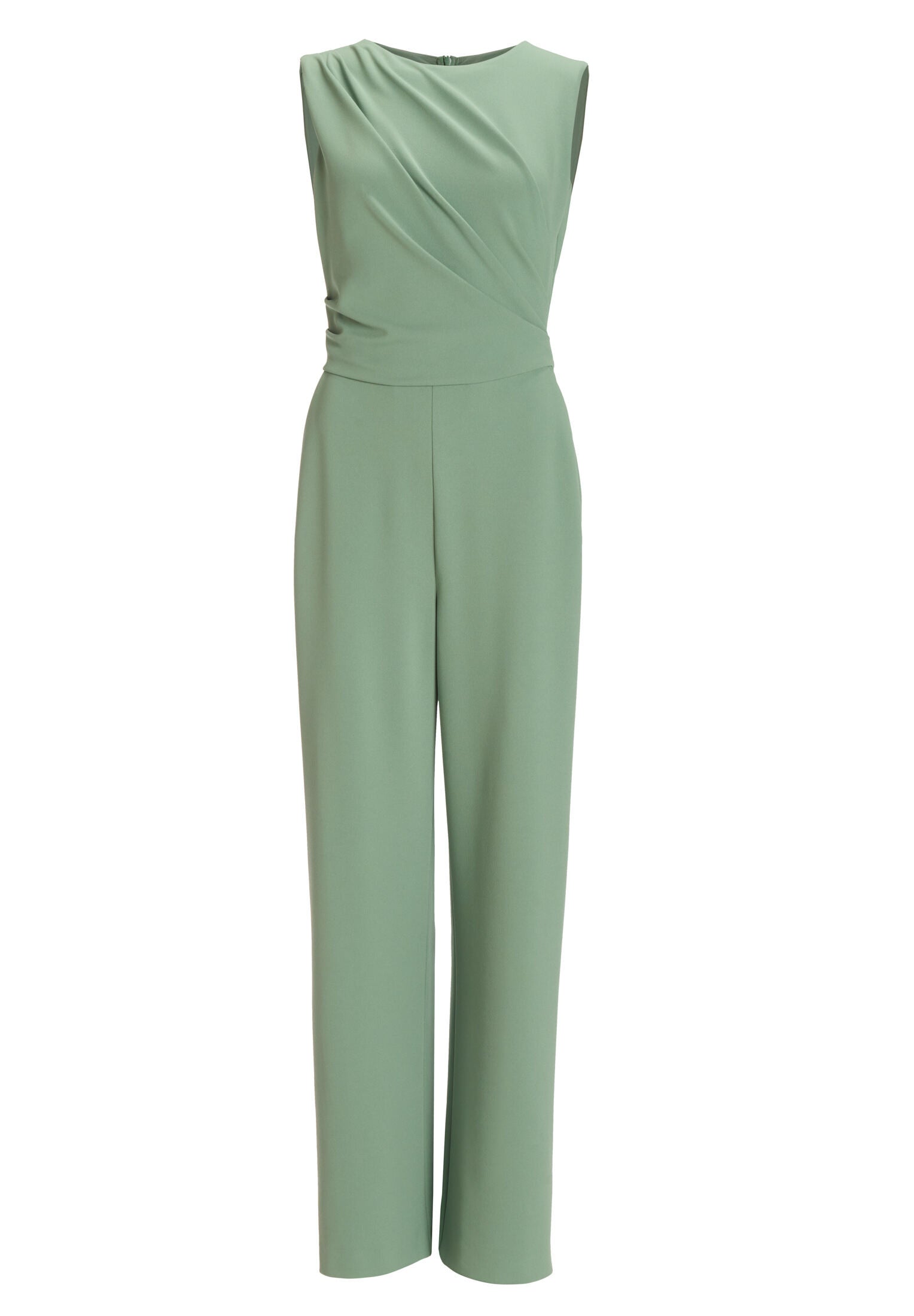 Jumpsuit aus Crepe Jersey mit Drapierung