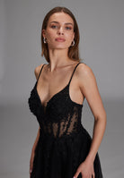 Tüllkleid mit kurzer Jerseyhose