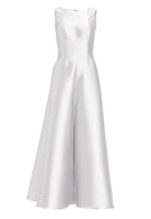 Robenartiges Abendkleid mit Eingrifftaschen