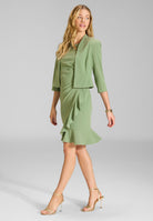 Taillierte Jacke aus Jersey Crêpe