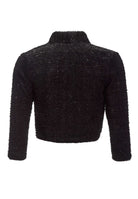 Bolero Jacke in Chenille Optik