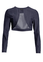 kurze Jeansjacke aus Stretch Denim