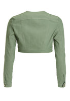 kurze Jeansjacke aus Stretch Denim