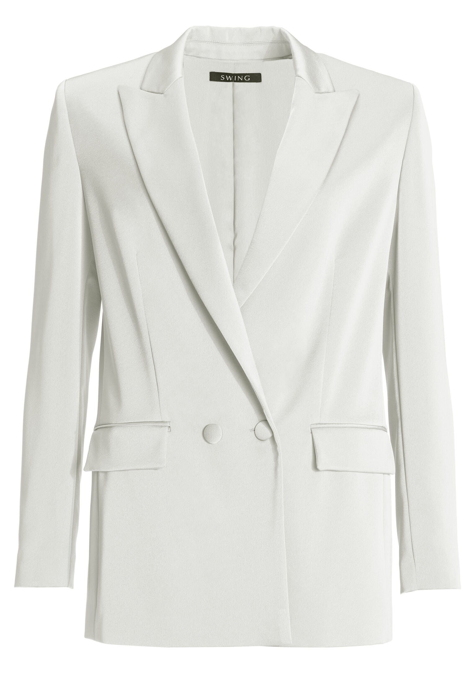 Doppelreihiger Blazer aus Satin
