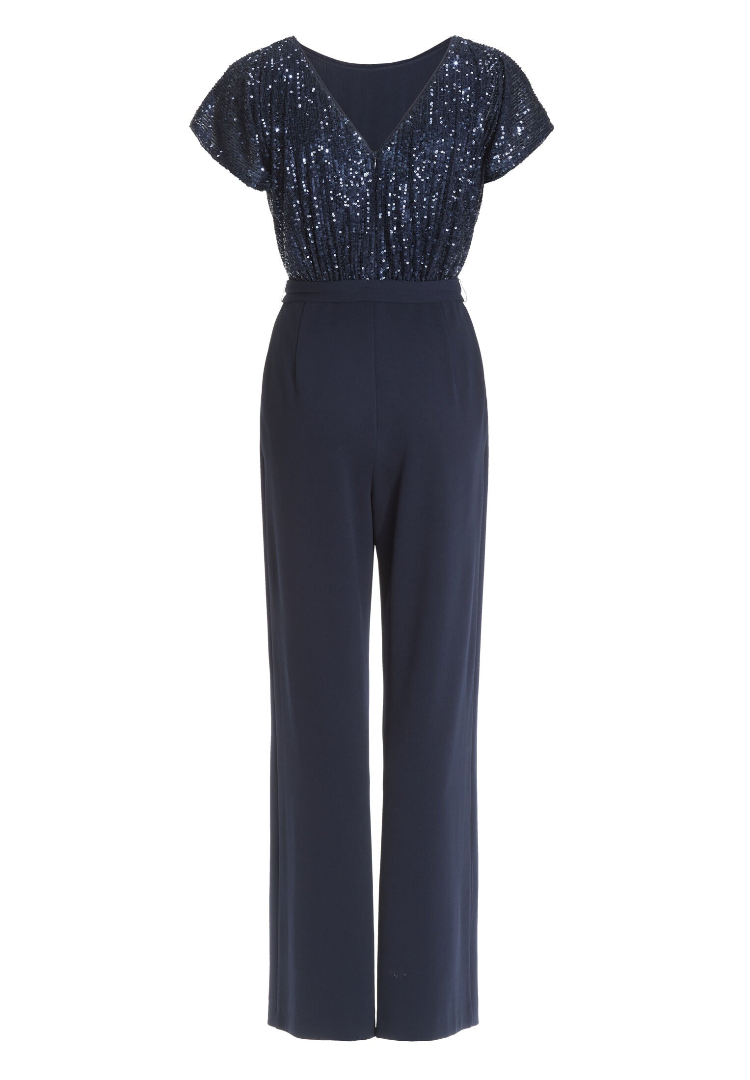 Jumpsuit mit Cut-Outs und weitem Bein