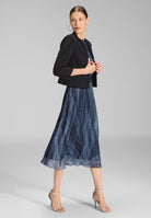 Taillierte Jacke aus Jersey Crêpe