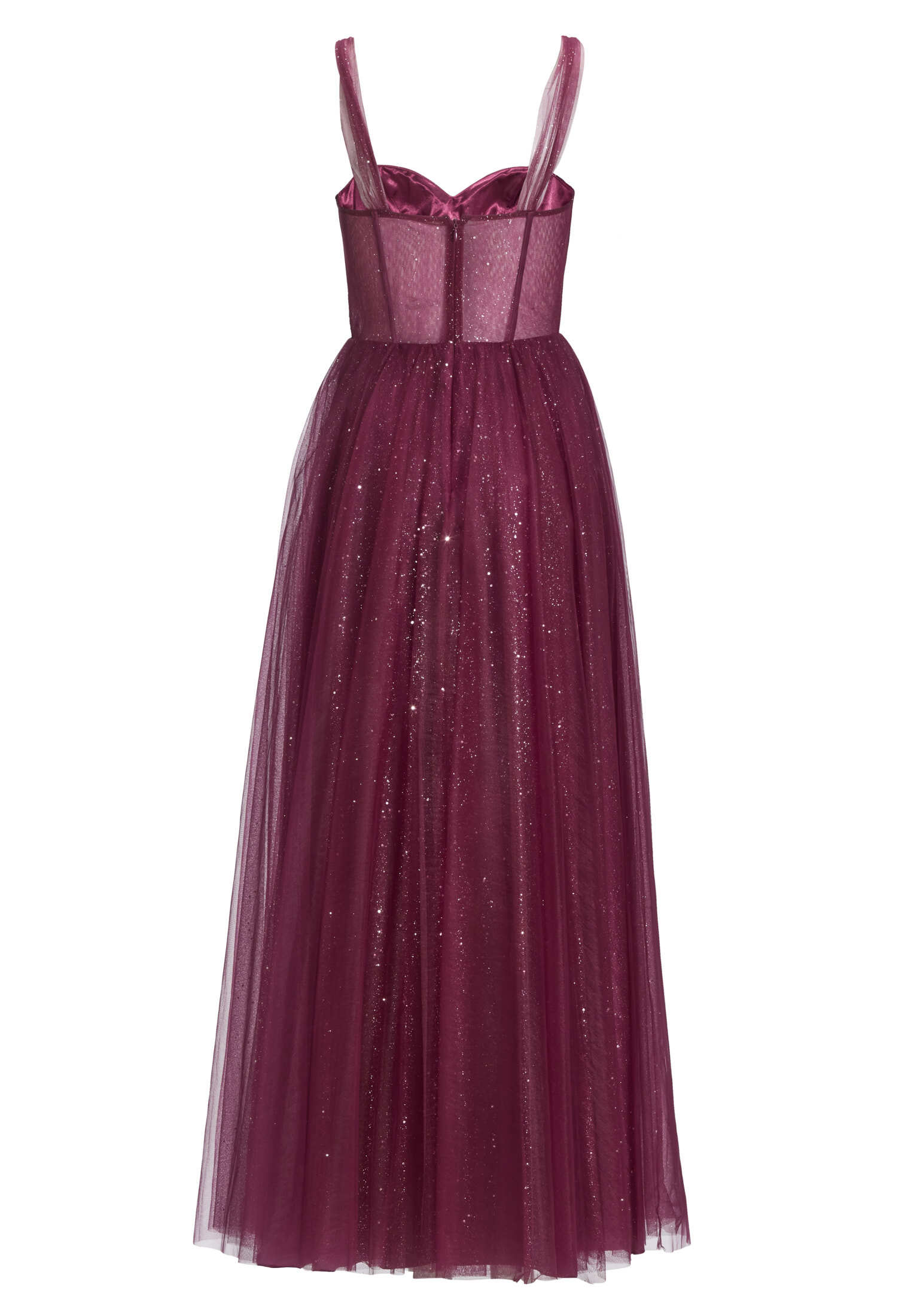 Tüllrobe mit Schimmereffekt