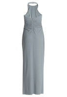 Figurbetontes Abendkleid aus Jersey Cloque