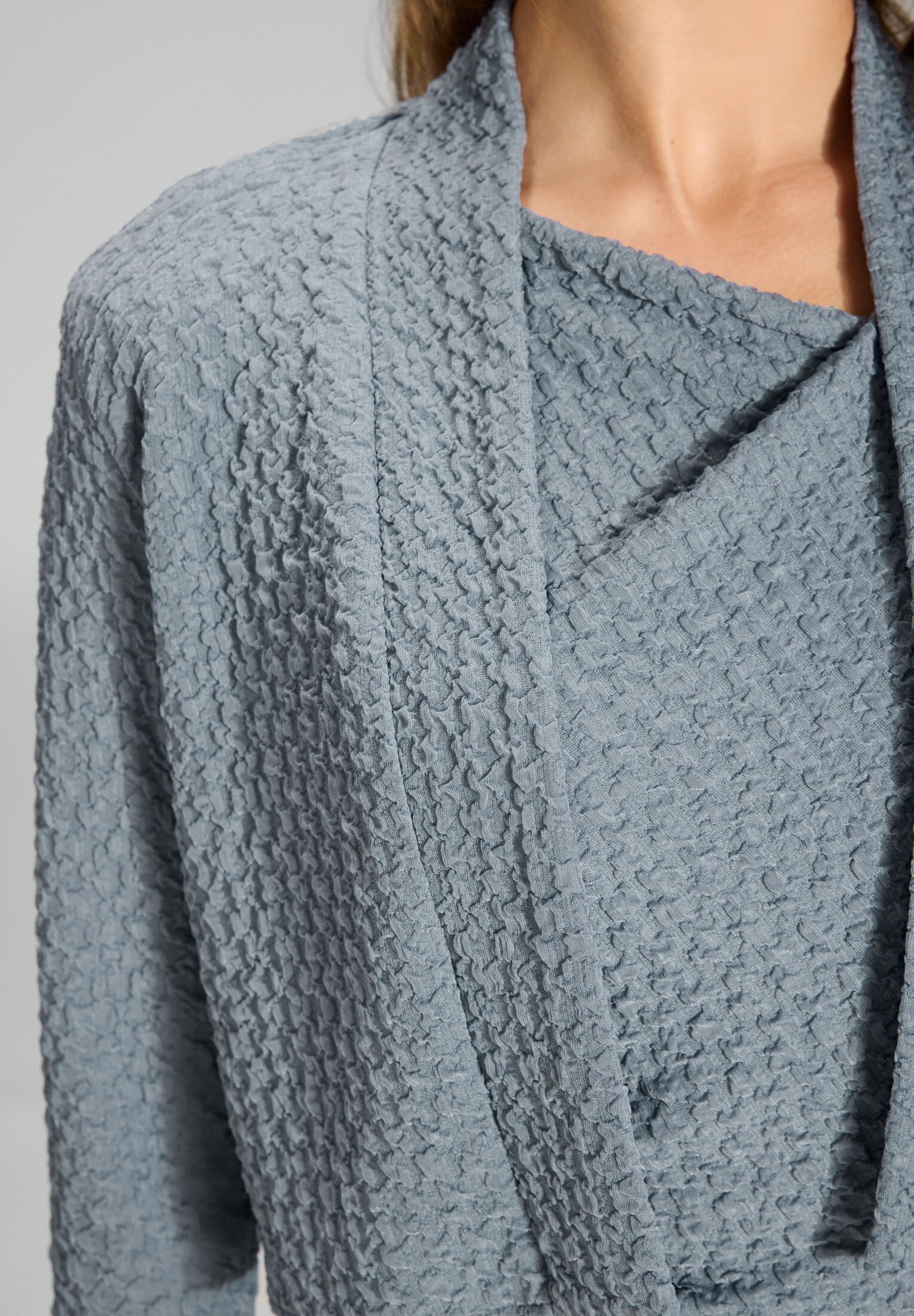 Bolero Jacke aus Jersey Cloque