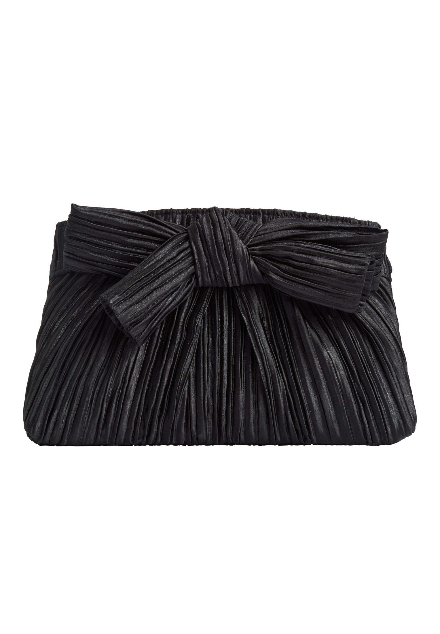 Abendtasche mit Schleifenapplikation black One Size