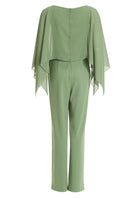 Jumpsuit mit Chiffon Cape