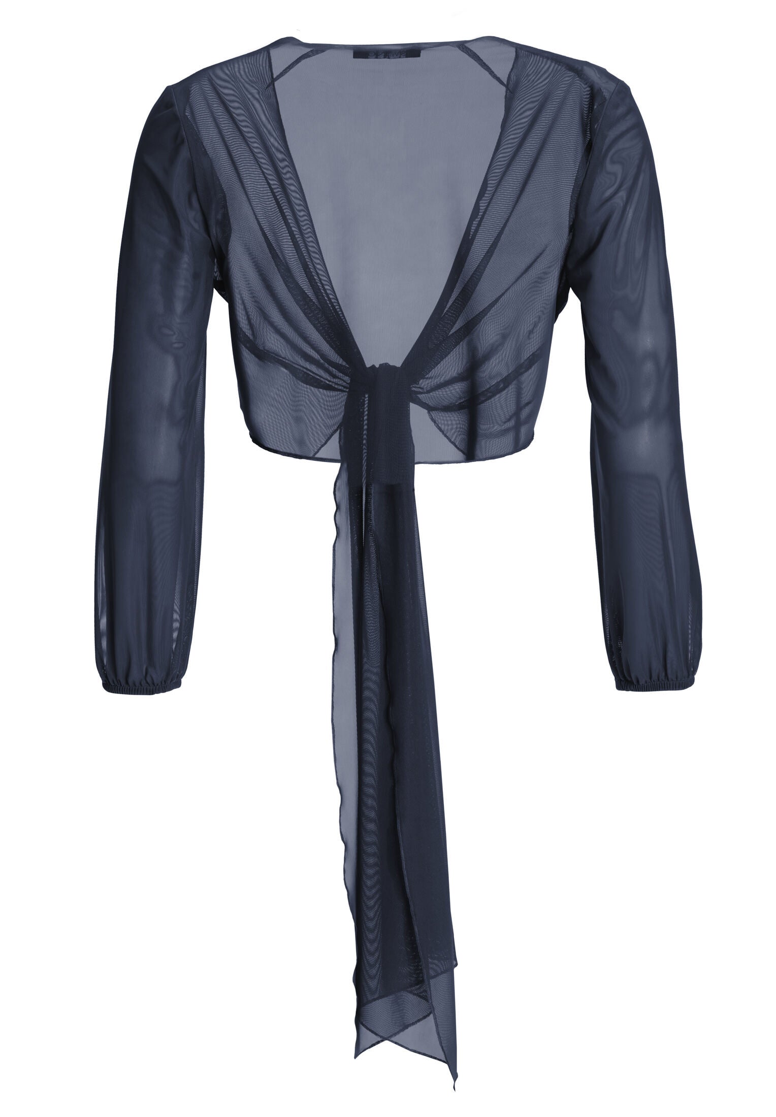 Wickelbolero aus Mesh