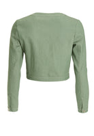 Kurze Jacke aus Stretch Denim mit aufgesetzten Taschen