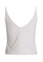 Top mit Spagettiträgern und Pailletten Bestickung